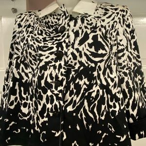 St John Collection black white jacket top 6 blazer